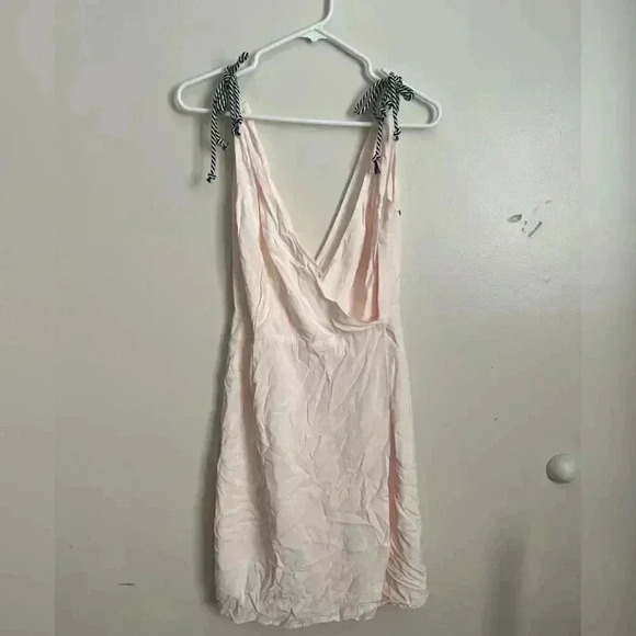 Marie Sixtine Pink Wrap Dress - Picture 3 of 5